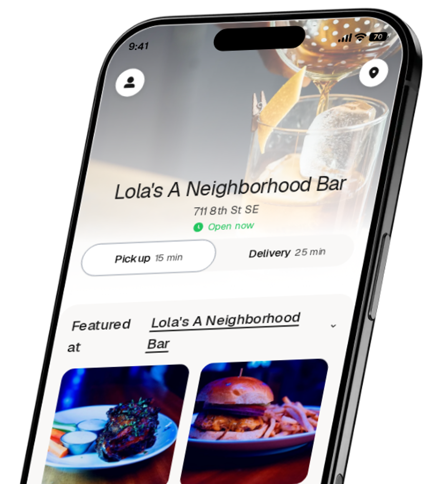 Lola's A Neighborhood Bar app preview